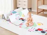 HUAILEI Portable Indoor Outdoor Baby Play Mat for Boys and Girls